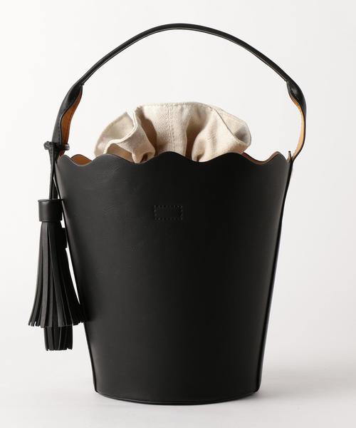 Boisson Chocolat（ボワソンショコラ）の「Casselini なみなみBAG（ショルダーバッグ・レディース・ブラック/ナチュラル・FREE）」の2枚目の写真