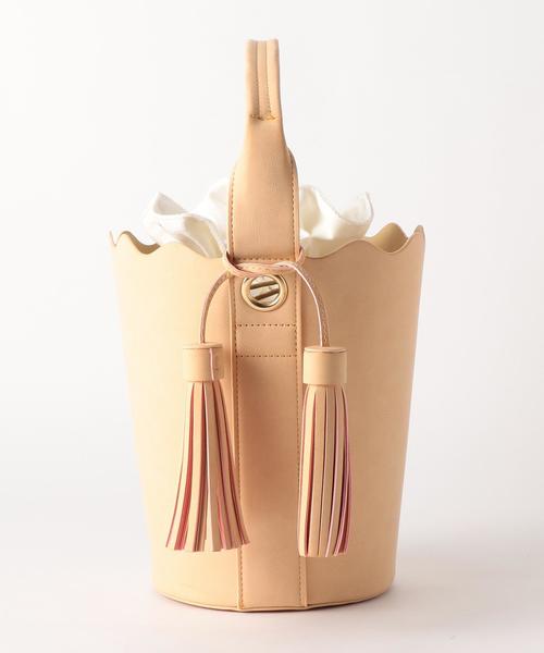 Boisson Chocolat（ボワソンショコラ）の「Casselini なみなみBAG（ショルダーバッグ・レディース・ブラック/ナチュラル・FREE）」の3枚目の写真