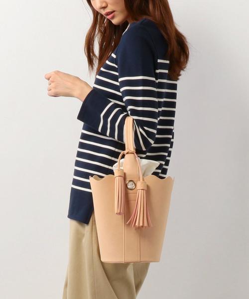 Boisson Chocolat（ボワソンショコラ）の「Casselini なみなみBAG（ショルダーバッグ・レディース・ブラック/ナチュラル・FREE）」の11枚目の写真