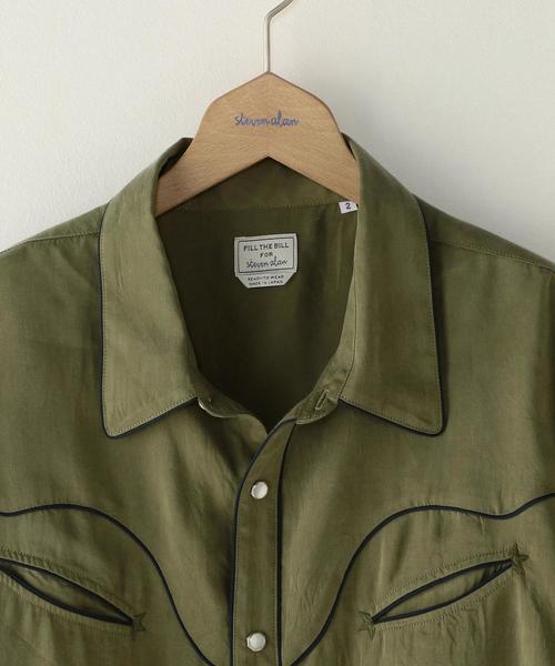 FILL THE BILL×Steven Alan ウエスタンシャツ FILL THE BILL（フィルザビル）の「＜FILL THE BILL×Steven Alan