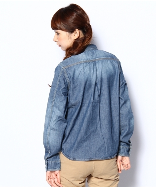 CIAOPANIC（チャオパニック）の「DENIMシャツ（シャツ/ブラウス・レディース・インディゴブルー/ブルー系その他・FREE）」の3枚目の写真