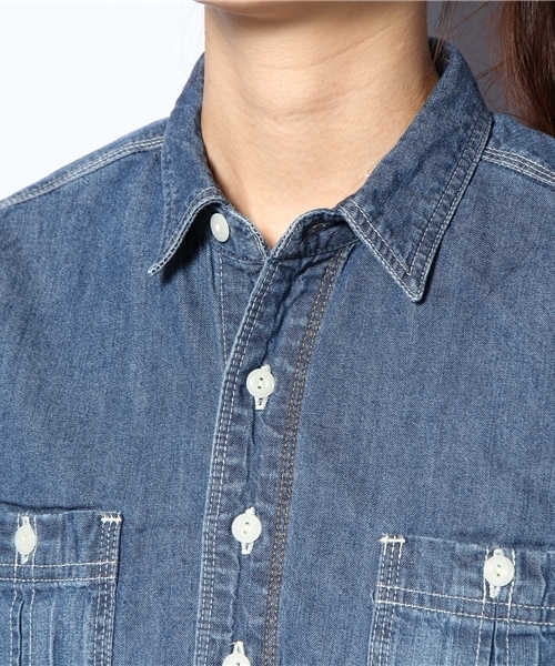 CIAOPANIC（チャオパニック）の「DENIMシャツ（シャツ/ブラウス・レディース・インディゴブルー/ブルー系その他・FREE）」の8枚目の写真