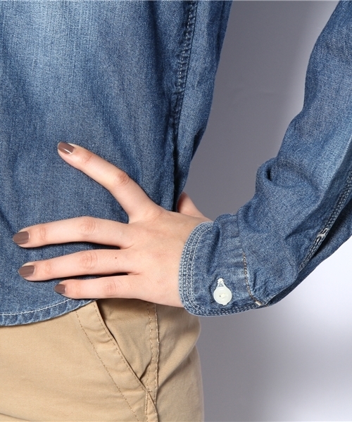 CIAOPANIC（チャオパニック）の「DENIMシャツ（シャツ/ブラウス・レディース・インディゴブルー/ブルー系その他・FREE）」の5枚目の写真