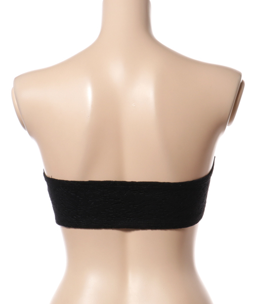 WEGO(ウィゴー)の「WEGO/カップインレースブラトップ(チューブトップ・レディース・ライトパープル/ピンク/ライトピンク/オフホワイト/ブラック/ターコイズブルー/マスタード・LARGE/MEDIUM)」の9枚目の写真