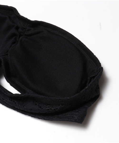 WEGO(ウィゴー)の「WEGO/カップインレースブラトップ(チューブトップ・レディース・ライトパープル/ピンク/ライトピンク/オフホワイト/ブラック/ターコイズブルー/マスタード・LARGE/MEDIUM)」の11枚目の写真