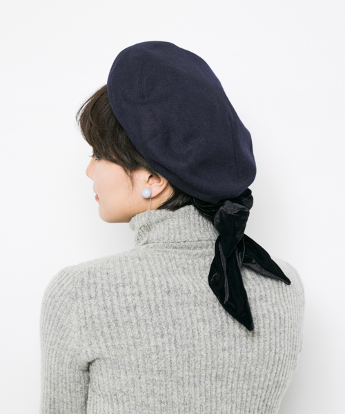 UR SELECT（ユーアールセレクト）の「ベロアリボンベレー（ハンチング