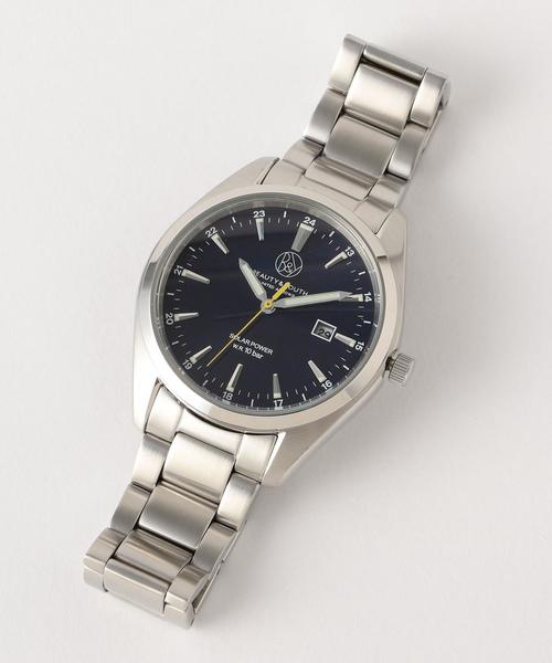 BEAUTY&YOUTH UNITED ARROWS（ビューティーアンドユースユナイテッドアローズ）の「BY スポーツ ソーラー 腕時計（アナログ腕時計・メンズ・ブラック/ネイビー・フリー）」の3枚目の写真