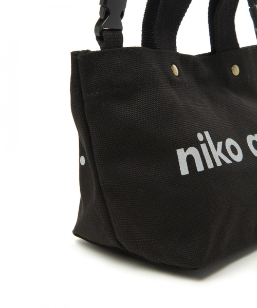 niko and...（ニコアンド）の「オリジナルニコロゴトートショルダーバッグ（トートバッグ・レディース・ホワイト/ブラック/ブルー・0）」の18枚目の写真