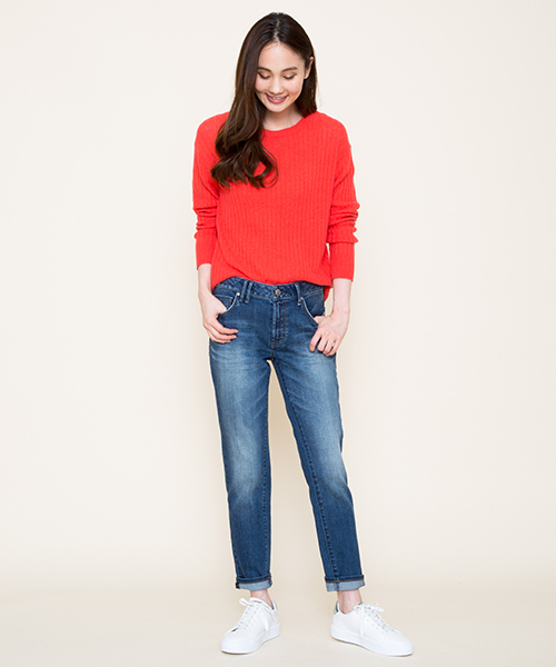 Moname(モナーム)の「Moname ボーイズスリム デニム CHARLOTTE(シャルロット)/41173003(デニムパンツ・レディース・ブルー・24inch/25inch/26inch/23inch/22inch/27inch)」の15枚目の写真