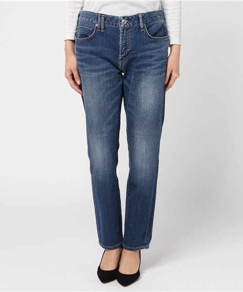 Moname(モナーム)の「Moname ボーイズスリム デニム CHARLOTTE(シャルロット)/41173003(デニムパンツ・レディース・ブルー・24inch/25inch/26inch/23inch/22inch/27inch)」の3枚目の写真