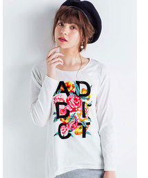 プリントロングTシャツ