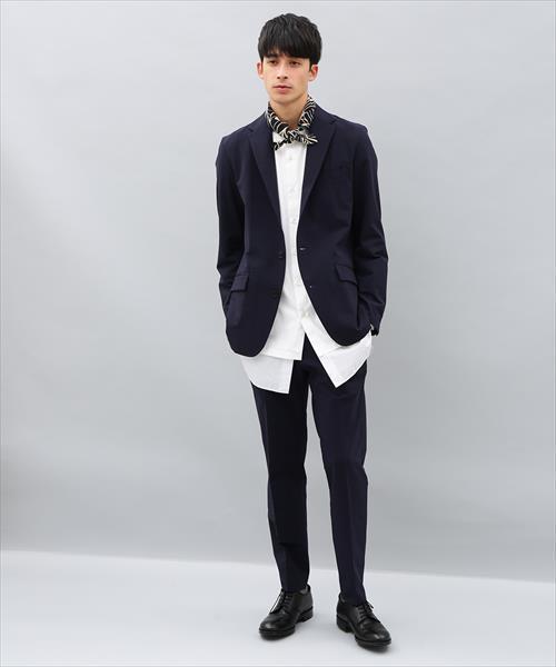 ADAM ET ROPE'（アダムエロペ）の「【MOVE FIT】イージージャケット（テーラードジャケット・メンズ・ブラウン系その他2/ネイビー・M/L/S）」の3枚目の写真