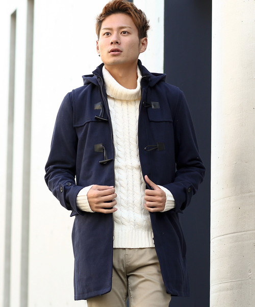 improves(インプローブス)の「メルトンダッフルコート(ダッフルコート)」|ネイビー