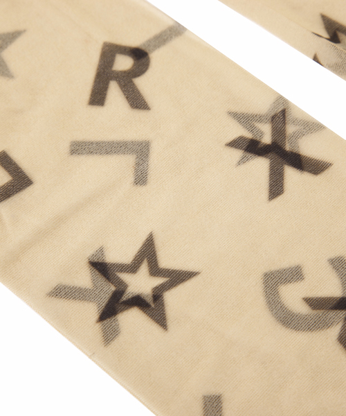 X-girl（エックスガール）の「ALPHABET LOGO TIGHTS 20D（タイツ/ストッキング・レディース・ベージュ・ONE SIZE）」の3枚目の写真