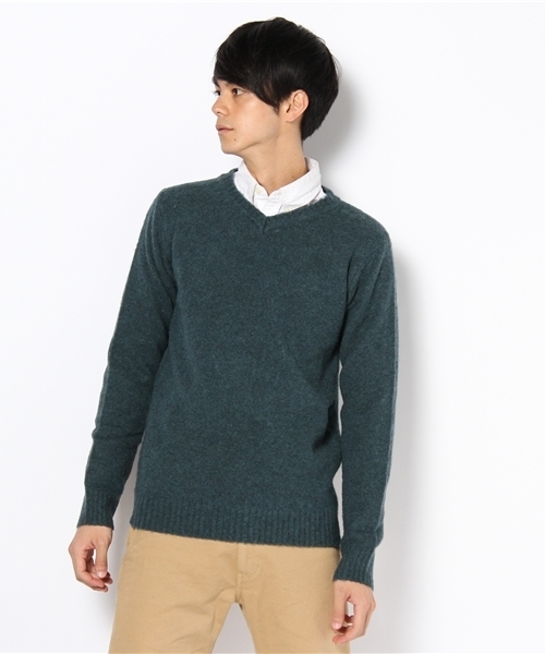 CIAOPANIC(チャオパニック)の「【Ciaopanic】 シェット起毛浅VP/OKNIT(ニット/セーター・メンズ・グレー/ワインレッド/ブラウン/ネイビー/オレンジ/マスタード/モスグリーン/グリーン/キャメル・MEDIUM/LARGE)」の5枚目の写真