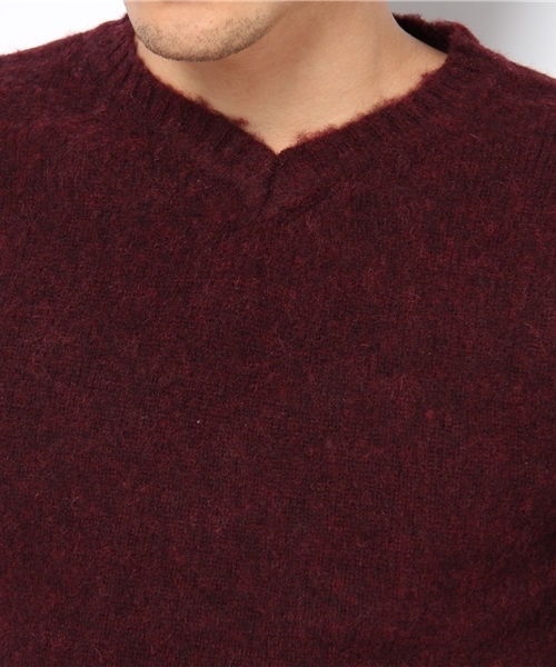 CIAOPANIC(チャオパニック)の「【Ciaopanic】 シェット起毛浅VP/OKNIT(ニット/セーター・メンズ・グレー/ワインレッド/ブラウン/ネイビー/オレンジ/マスタード/モスグリーン/グリーン/キャメル・MEDIUM/LARGE)」の13枚目の写真