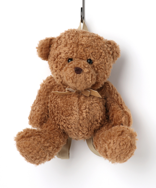 WEGO（ウィゴー）の「WEGO/プードルファーベアぬいぐるみリュック（バックパック/リュック・レディース・ピンク/ブラウン・FREE）」の8枚目の写真