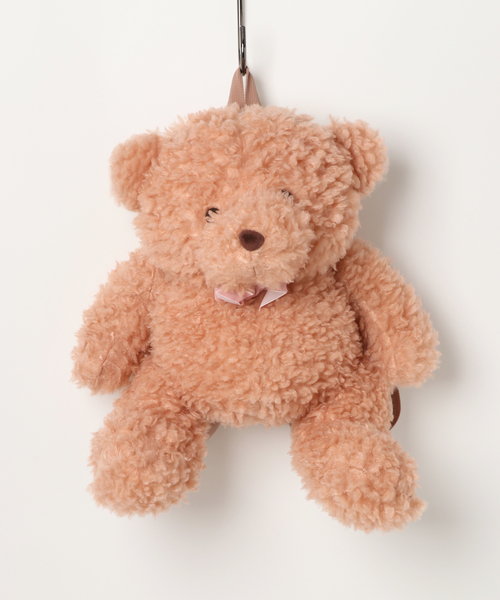 WEGO（ウィゴー）の「WEGO/プードルファーベアぬいぐるみリュック（バックパック/リュック・レディース・ピンク/ブラウン・FREE）」の9枚目の写真