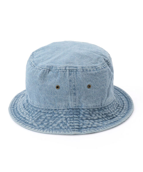 newhattan（ニューハッタン）の「NEWHATTAN: デニム バケットハット（ハット・メンズ・ライトブルー/ネイビー/ダークブルー・LARGE/MEDIUM）」の10枚目の写真