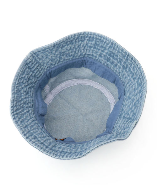 newhattan（ニューハッタン）の「NEWHATTAN: デニム バケットハット（ハット・メンズ・ライトブルー/ネイビー/ダークブルー・LARGE/MEDIUM）」の5枚目の写真