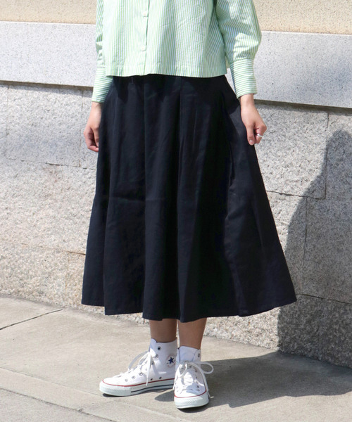 SETTO,MARKET SKIRT：マーケットタックギャザースカート WEAR