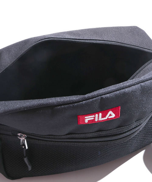 FILA(フィラ)の「∴WEGO/FILA別注メッシュポケットスクエアショルダーバッグ(ショルダーバッグ・メンズ・ブラック/ベージュ/マルチ/その他2・FREE)」の5枚目の写真