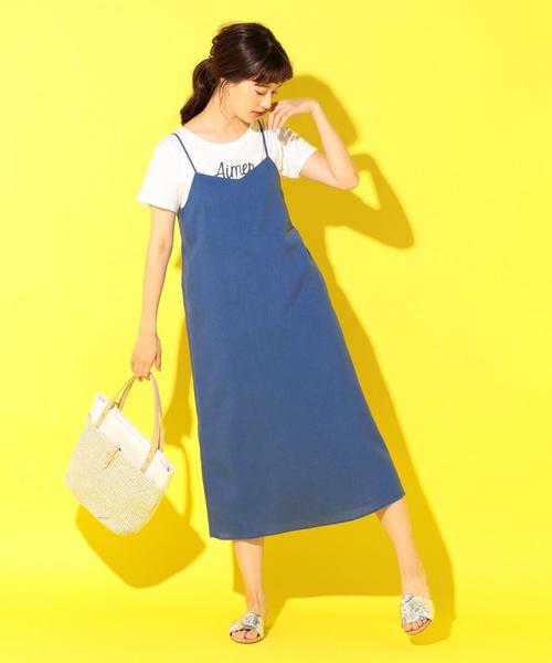 Any Sis エニィスィス の 洗える バックリボンキャミ ワンピース ワンピース Wear