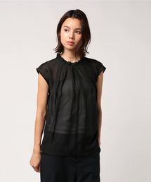 RIVE DROITE | タックフリルネックBL(シャツ/ブラウス)