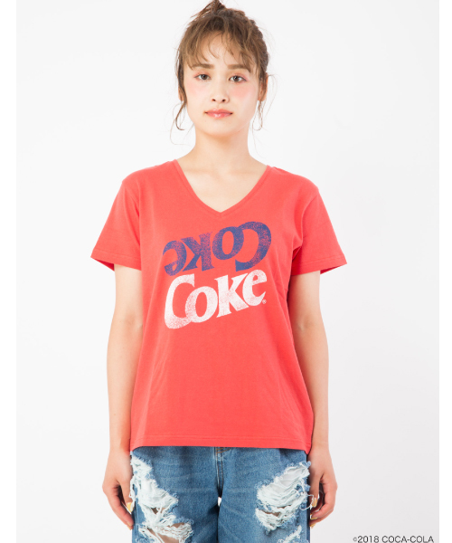 爆買い コカ コーラ Coke Tシャツ 輝く高品質