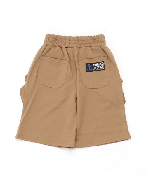RUGGEDWORKS（ラゲッドワークス）の「ポケットフリルガウチョパンツ（その他パンツ・キッズ・ベージュ/ラベンダー/カーキオリーブ・80ｃｍ/90cm/110cm/100cm/120cm/130cm/140cm）」の6枚目の写真