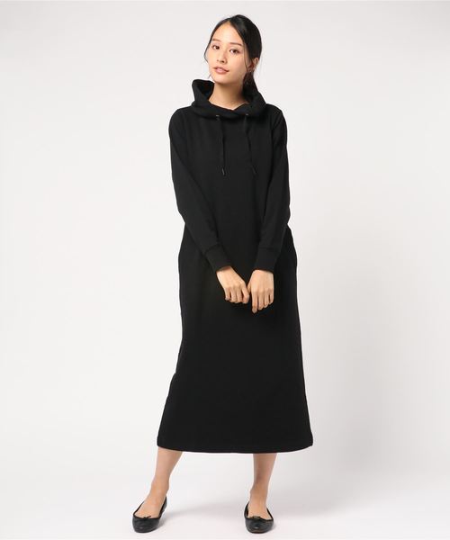 LOWRYS FARM（ローリーズファーム）の「ウラケパーカーワンピース　812628（ワンピース・レディース・ブラック/グレー/グリーン・MEDIUM/LARGE）」の14枚目の写真