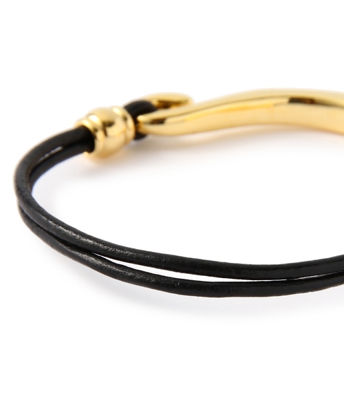 green label relaxing(グリーンレーベルリラクシング)の「GT レザー&メタル/ブレスレット(ブレスレット・レディース・レッド/オレンジ/イエロー/ライム/ネイビー/ブラック/ホワイト/ブラウン/コバルトブルー/ワインレッド/その他1/ロイヤルブルー・フリー)」の14枚目の写真