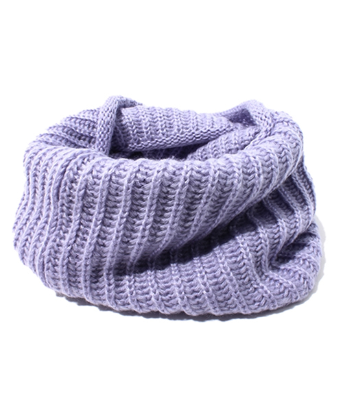 WEGO（ウィゴー）の「WEGO/ニットスヌード（ストール/ショール・メンズ・オフホワイト/ブラック/グレー/サックスブルー/ネイビー/ライトパープル/キャメル/レッド・FREE）」の6枚目の写真