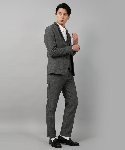 Ressaca(レサーカ)の「ウールツイードテーパードパンツ(その他パンツ・メンズ・グレー/グレー系その他/チャコール/グレー系その他2・M/L)」の11枚目の写真