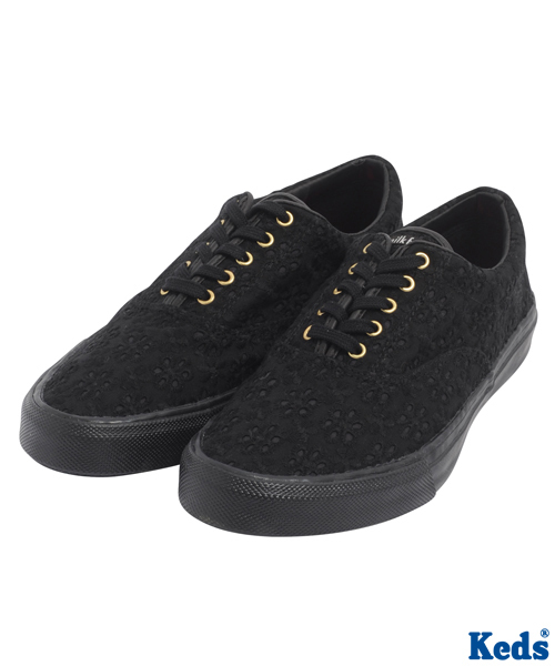 MILKFED.（ミルクフェド）の「Keds by MILKFED（スニーカー・レディース・ホワイト/ブラック/ピンク・23cm/23.5cm/24cm/24.5cm）」の3枚目の写真