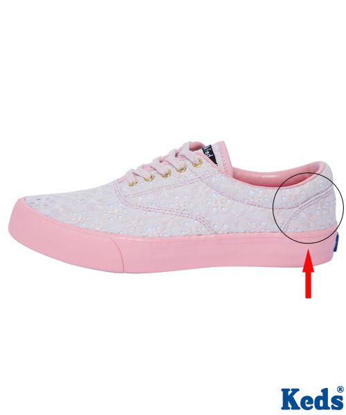 MILKFED.（ミルクフェド）の「Keds by MILKFED（スニーカー・レディース・ホワイト/ブラック/ピンク・23cm/23.5cm/24cm/24.5cm）」の11枚目の写真