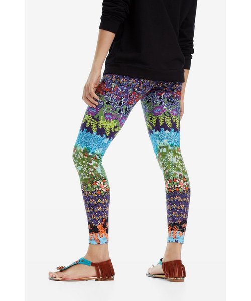 Desigual（デシグアル）の「ジャングルプリント柄レギンス JOHANNA（レギンス/スパッツ・レディース・ブルー・S/M/L/2L）」の4枚目の写真