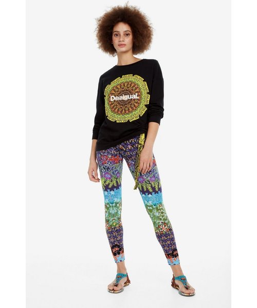Desigual（デシグアル）の「ジャングルプリント柄レギンス JOHANNA（レギンス/スパッツ・レディース・ブルー・S/M/L/2L）」の5枚目の写真