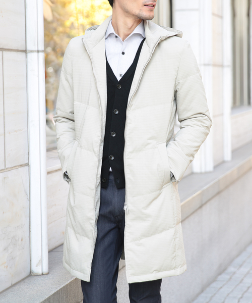 MICHEL KLEIN HOMME   （ミッシェルクランオム）の「コート（RIP-STOP）（その他アウター・メンズ・ネイビー/ブラック/ベージュ・46/51/48）」の2枚目の写真