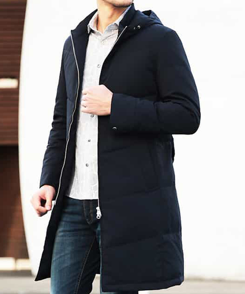 MICHEL KLEIN HOMME   （ミッシェルクランオム）の「コート（RIP-STOP）（その他アウター・メンズ・ネイビー/ブラック/ベージュ・46/51/48）」の3枚目の写真