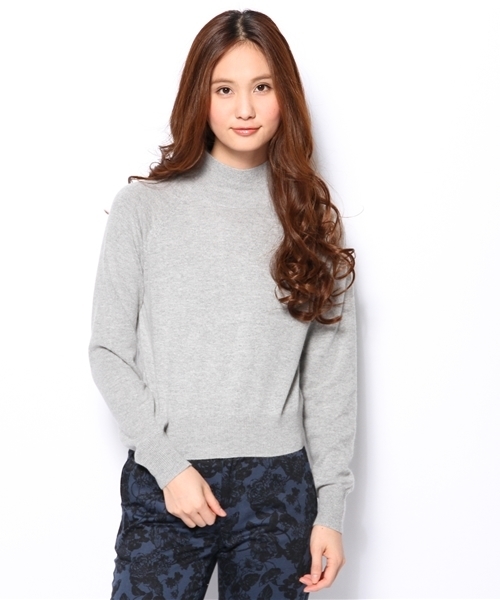 Ray BEAMS（レイビームス）の「□Ray BEAMS / 12G ハイネック プルオーバー（ニット/セーター・レディース・オフホワイト/ライトグレー/ワイン/ネイビー・ONE SIZE）」の3枚目の写真