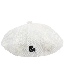 Ampersand | モチーフ付きベレー帽(ハンチング/ベレー帽)