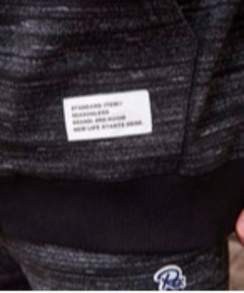 #Re:room(リルーム)の「Reワッペンスタンダードスウェットジップパーカー(パーカー・メンズ・ブラック/ベージュ/グレー・SMALL/MEDIUM/LARGE)」の22枚目の写真
