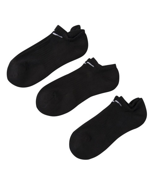 NIKE ナイキ 3P EVERYDAY ノーショウ ソックス SX7673-010 BLACK