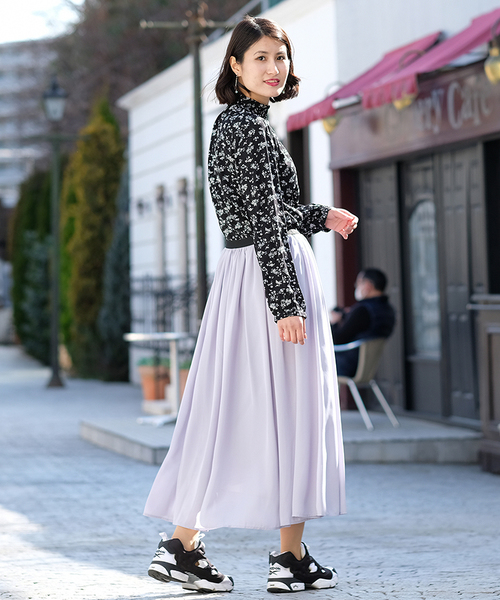 RUDY(ルディー)の「ジョーゼットプリーツスカート(スカート・レディース・ライトグレー/ブラック/ホワイト/グリーン・LARGE/MEDIUM)」の14枚目の写真