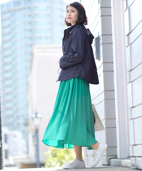 RUDY(ルディー)の「ジョーゼットプリーツスカート(スカート・レディース・ライトグレー/ブラック/ホワイト/グリーン・LARGE/MEDIUM)」の16枚目の写真