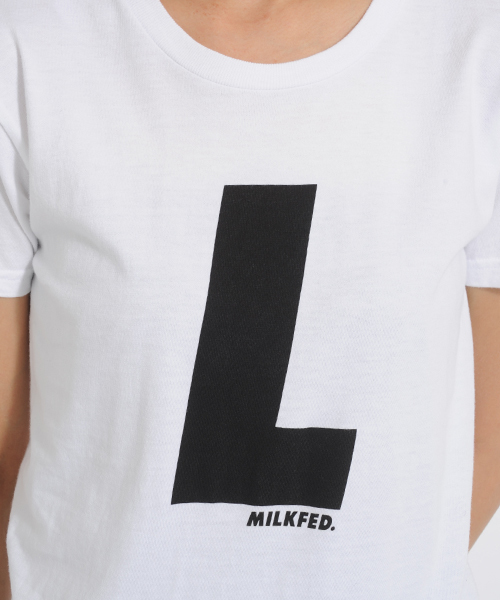 MILKFED.（ミルクフェド）の「S/S BASIC TEE MILKFED L（Tシャツ/カットソー・レディース・ホワイト・MEDIUM/SMALL）」の4枚目の写真
