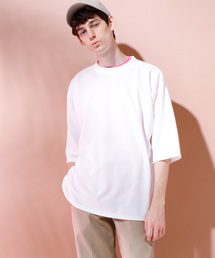EMMA CLOTHES | スーパービッグシルエットポンチローマカットソー 1/2 sleeve (EMMA CLOTHES)(Tシャツ/カットソー)