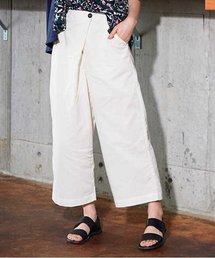 /ワイドパンツ_ママ 9分丈