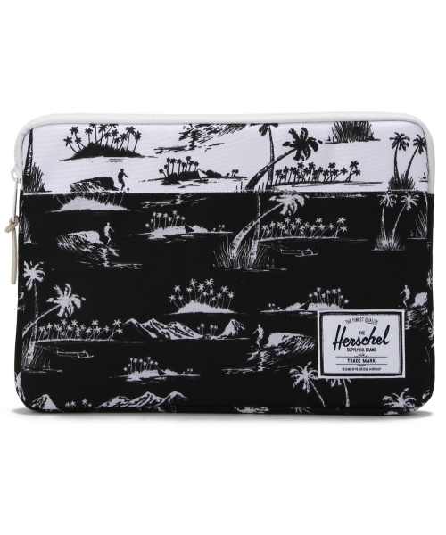 BEAUTY&YOUTH UNITED ARROWS(ビューティーアンドユースユナイテッドアローズ)の「【別注】<Herschel Supply for BY>MACCASE 13inch ALOHA/PCケース(スマホケース/カバー・メンズ・ホワイト/ブラック・ONE)」の1枚目の写真